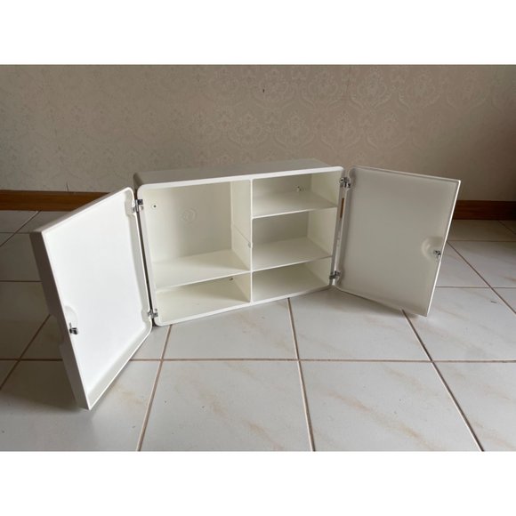 1960s White Italian Design Midcentury Bathroom MEDICINE CABINETS Spluga by CM To - Picture 3 of 4